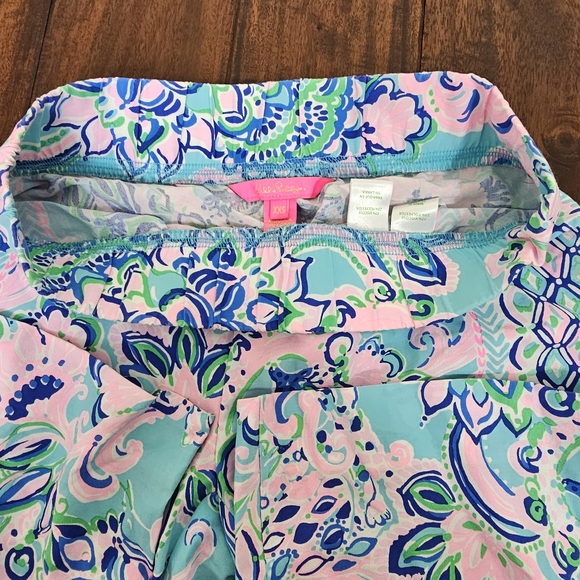 Lilly Pulitzer Bal Harbour Palazzo Pants Cumulus Blue Horizon Women's Sz XXS - Picture 2 of 2
